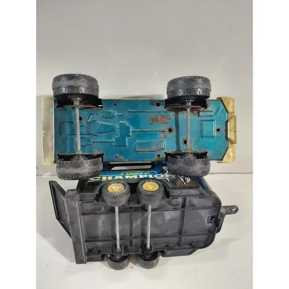 Nylint Pressed Steel Metal Plastic Quarter Horse Champion Pickup Truck & Trailer - Picture 9 of 9